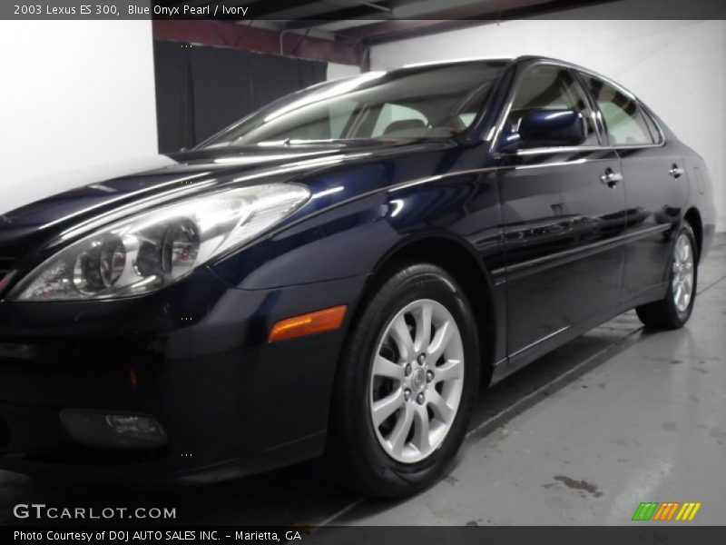 Blue Onyx Pearl / Ivory 2003 Lexus ES 300
