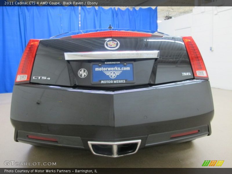 Black Raven / Ebony 2011 Cadillac CTS 4 AWD Coupe