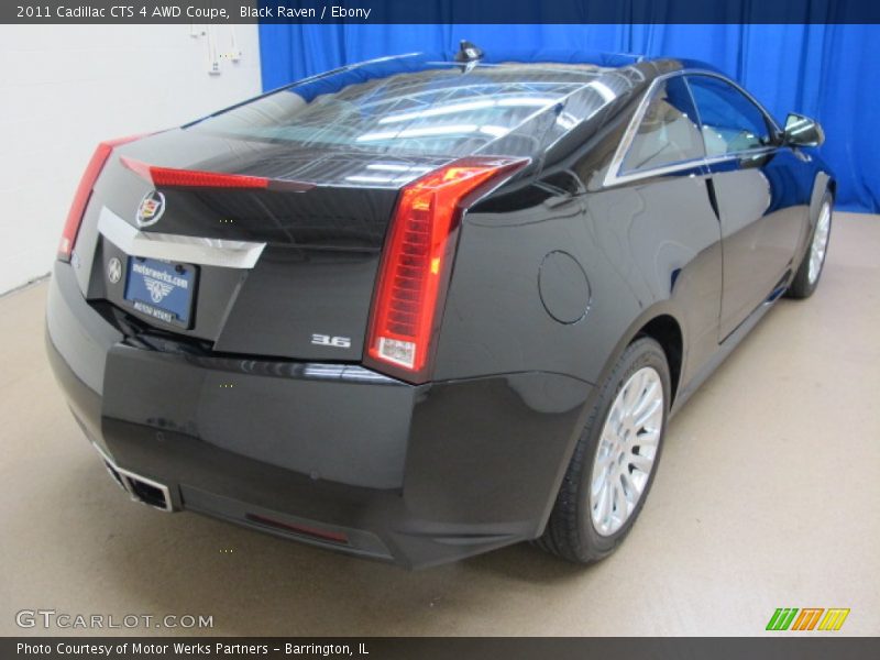 Black Raven / Ebony 2011 Cadillac CTS 4 AWD Coupe