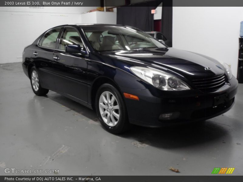 Blue Onyx Pearl / Ivory 2003 Lexus ES 300