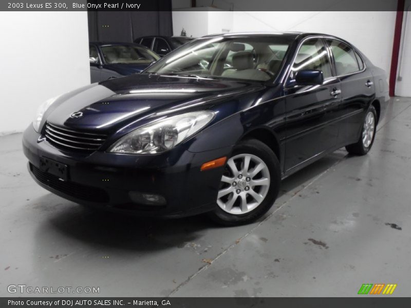 Blue Onyx Pearl / Ivory 2003 Lexus ES 300