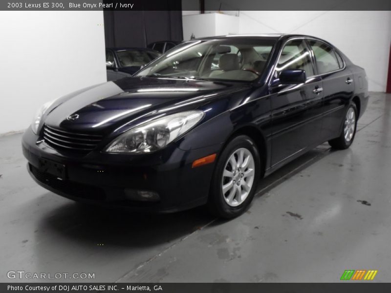 Blue Onyx Pearl / Ivory 2003 Lexus ES 300