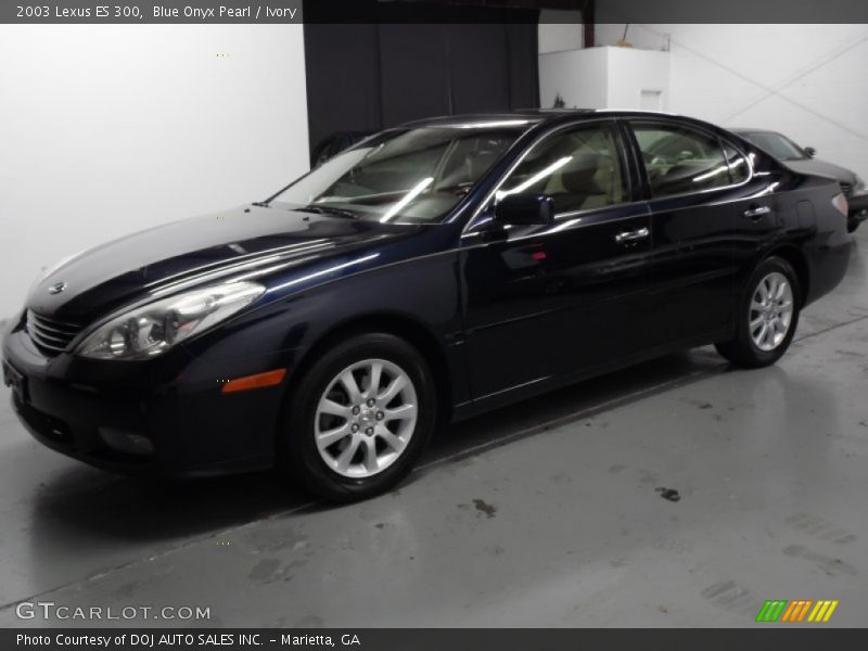 Blue Onyx Pearl / Ivory 2003 Lexus ES 300