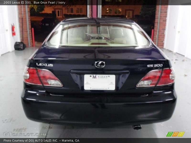 Blue Onyx Pearl / Ivory 2003 Lexus ES 300