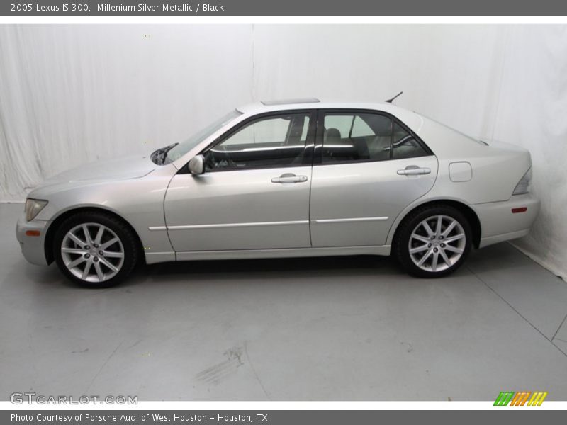 Millenium Silver Metallic / Black 2005 Lexus IS 300