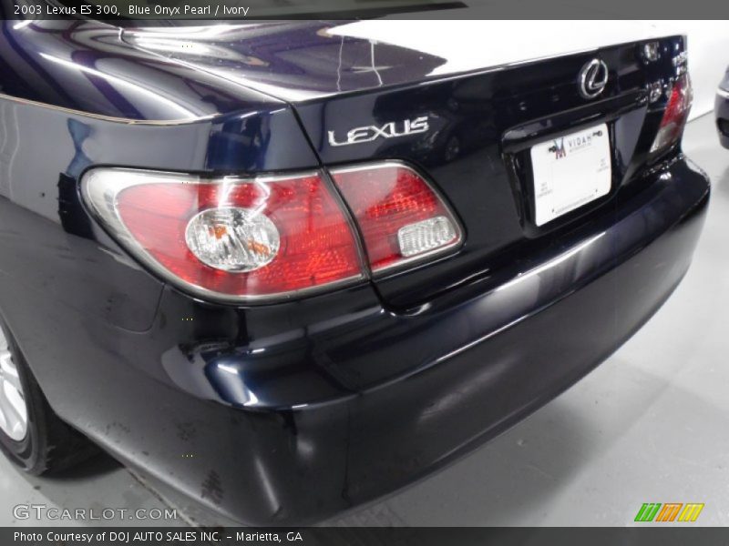 Blue Onyx Pearl / Ivory 2003 Lexus ES 300