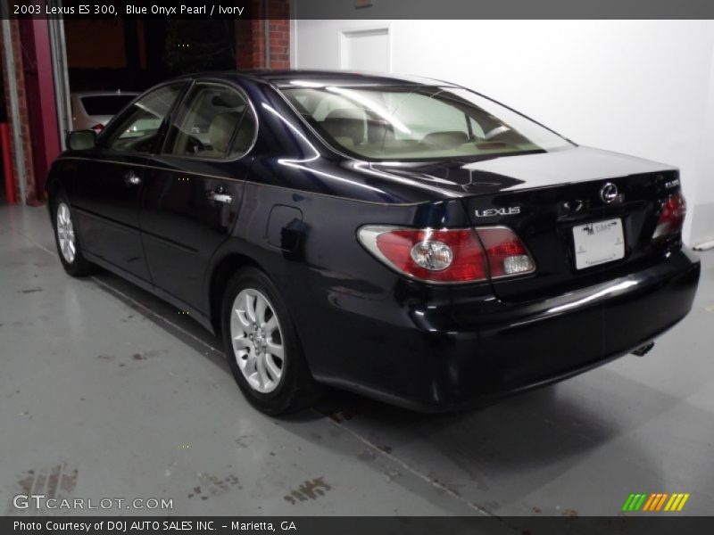 Blue Onyx Pearl / Ivory 2003 Lexus ES 300