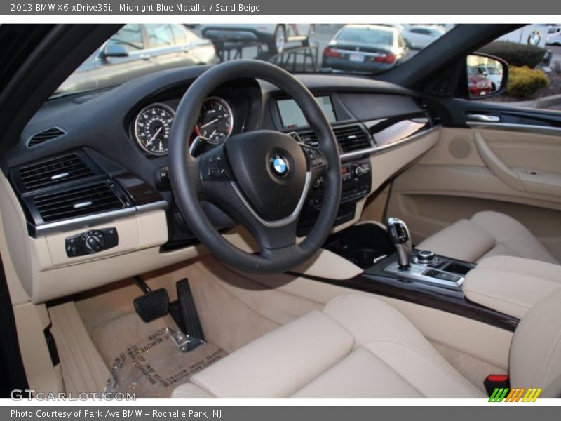 Sand Beige Interior - 2013 X6 xDrive35i 