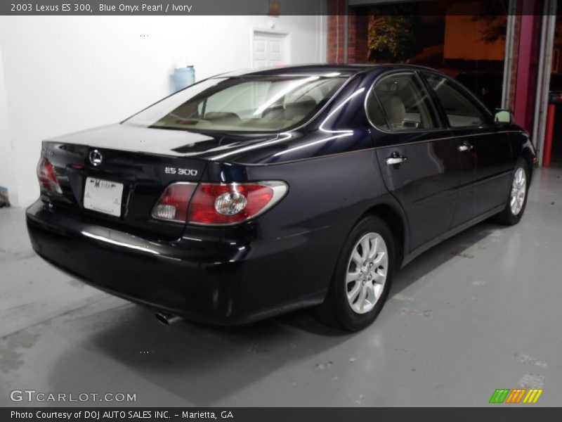 Blue Onyx Pearl / Ivory 2003 Lexus ES 300