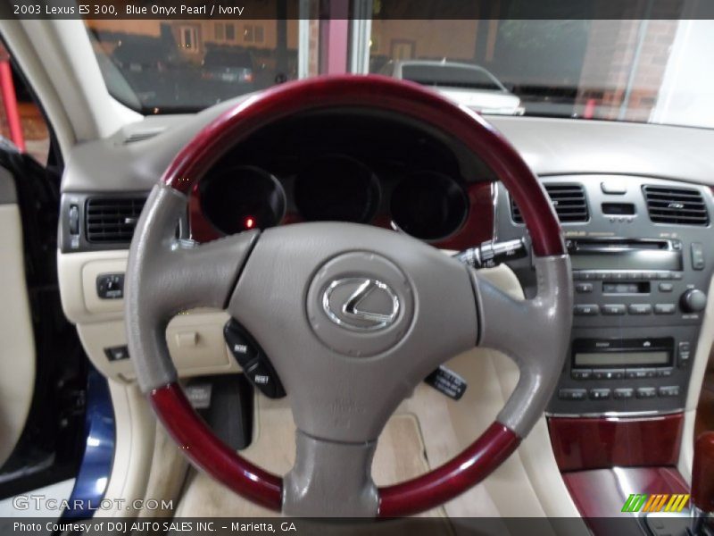 Blue Onyx Pearl / Ivory 2003 Lexus ES 300