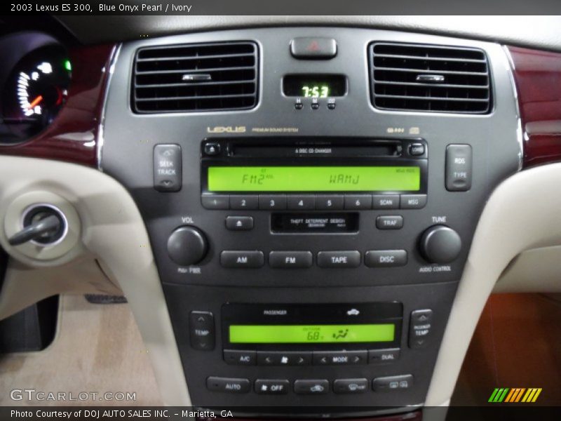 Blue Onyx Pearl / Ivory 2003 Lexus ES 300