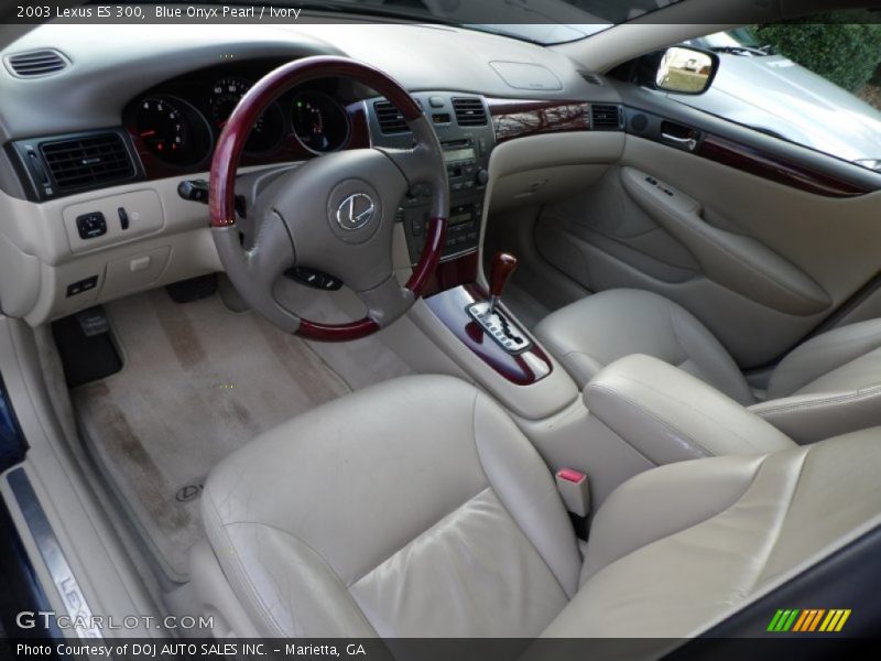 Blue Onyx Pearl / Ivory 2003 Lexus ES 300