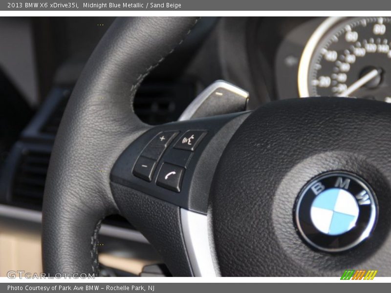 Midnight Blue Metallic / Sand Beige 2013 BMW X6 xDrive35i