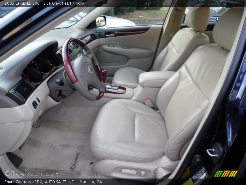 Blue Onyx Pearl / Ivory 2003 Lexus ES 300