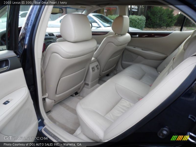 Blue Onyx Pearl / Ivory 2003 Lexus ES 300
