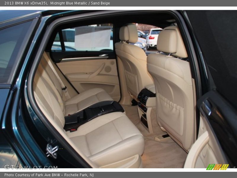Rear Seat of 2013 X6 xDrive35i