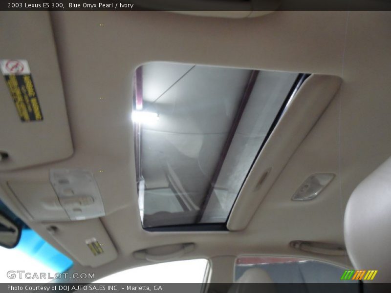 Blue Onyx Pearl / Ivory 2003 Lexus ES 300