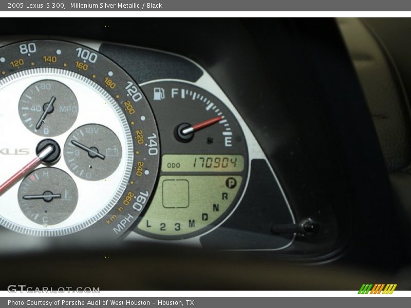 Millenium Silver Metallic / Black 2005 Lexus IS 300