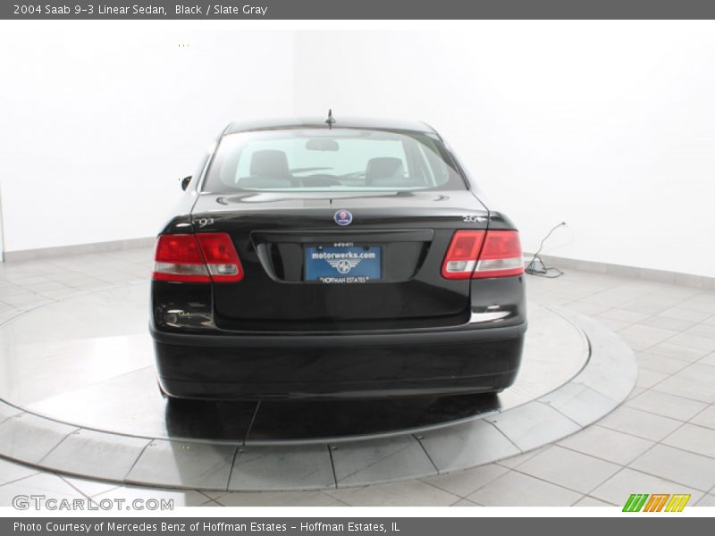 Black / Slate Gray 2004 Saab 9-3 Linear Sedan