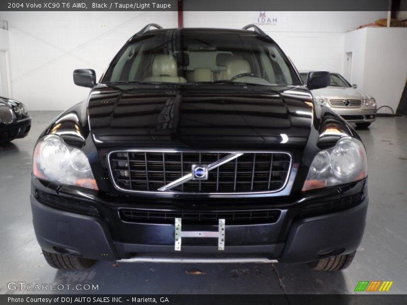 Black / Taupe/Light Taupe 2004 Volvo XC90 T6 AWD