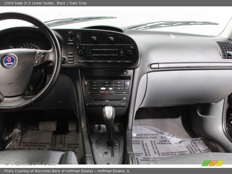 Black / Slate Gray 2004 Saab 9-3 Linear Sedan