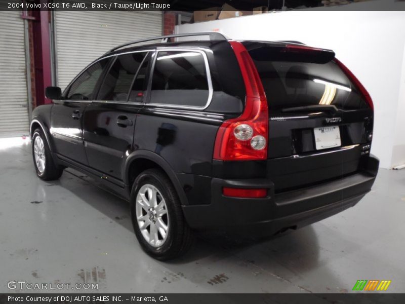 Black / Taupe/Light Taupe 2004 Volvo XC90 T6 AWD