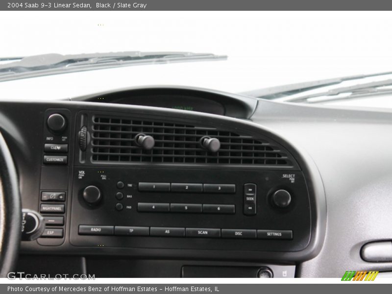 Black / Slate Gray 2004 Saab 9-3 Linear Sedan