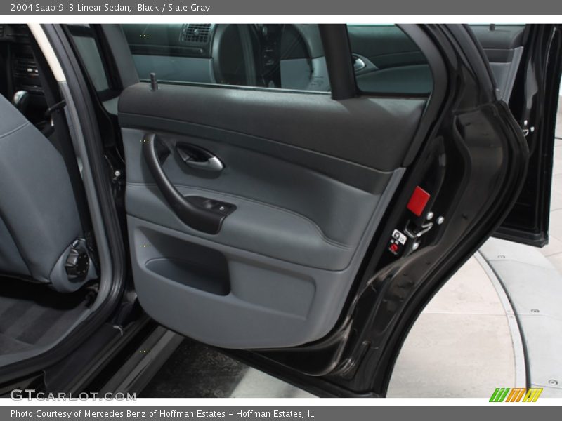 Black / Slate Gray 2004 Saab 9-3 Linear Sedan