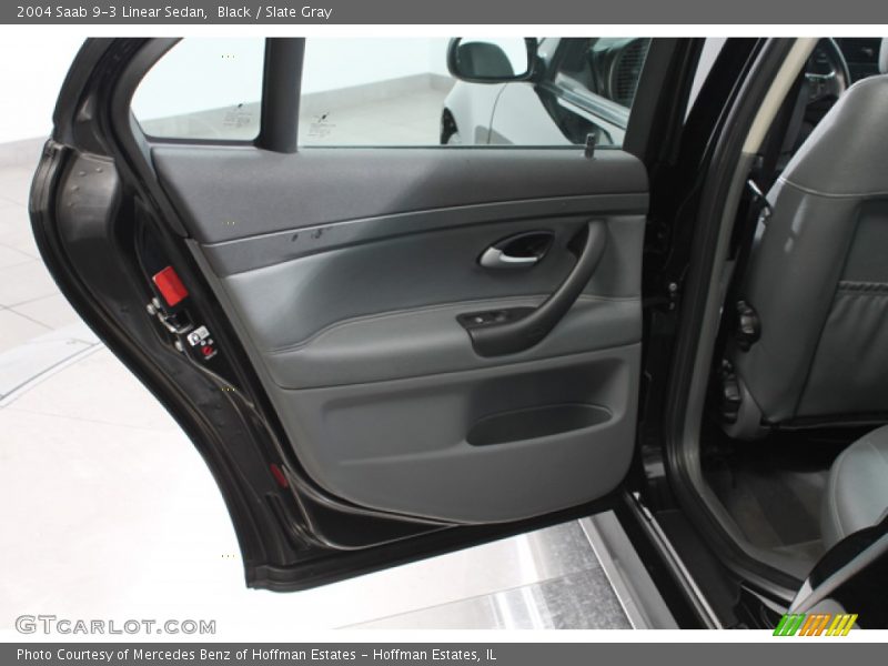 Black / Slate Gray 2004 Saab 9-3 Linear Sedan