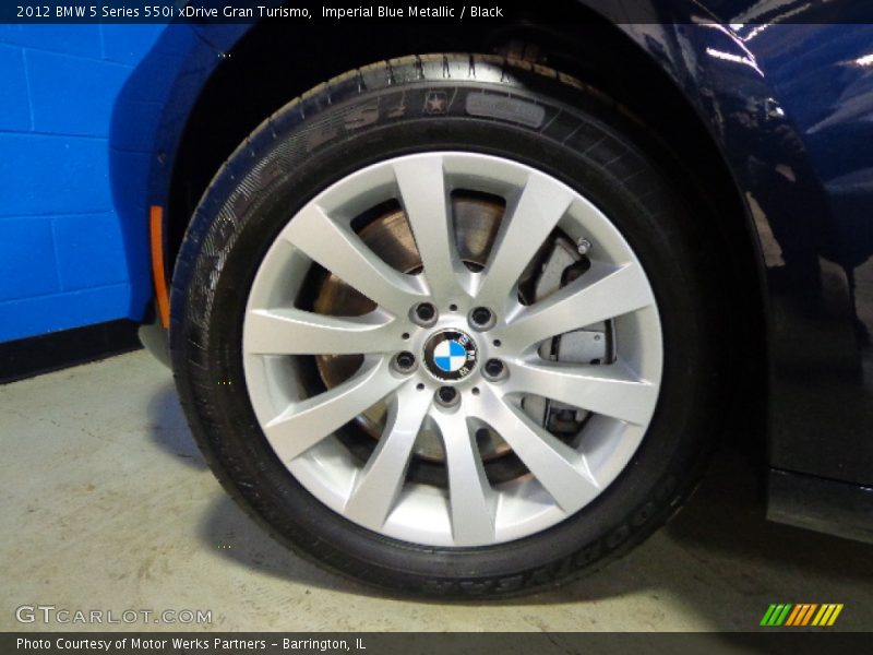 Imperial Blue Metallic / Black 2012 BMW 5 Series 550i xDrive Gran Turismo