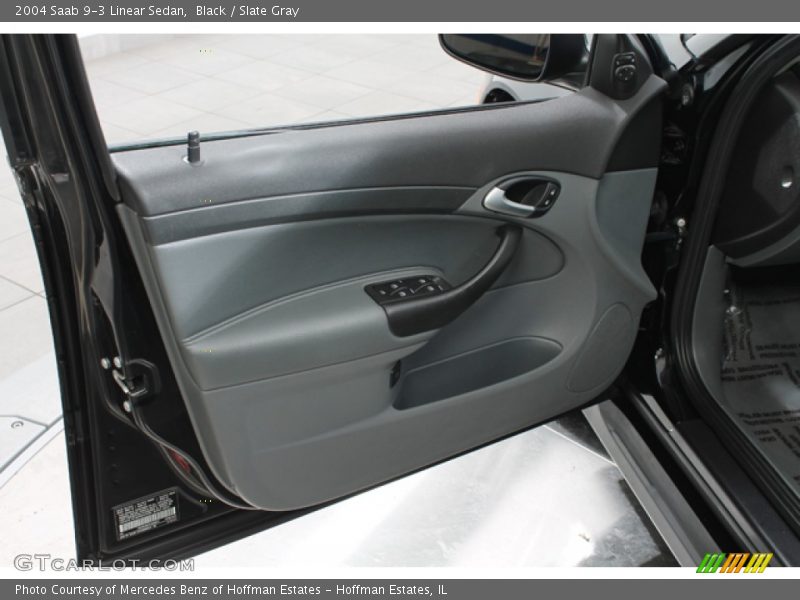Black / Slate Gray 2004 Saab 9-3 Linear Sedan