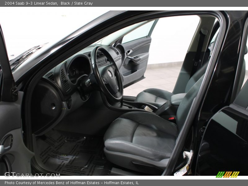 Black / Slate Gray 2004 Saab 9-3 Linear Sedan