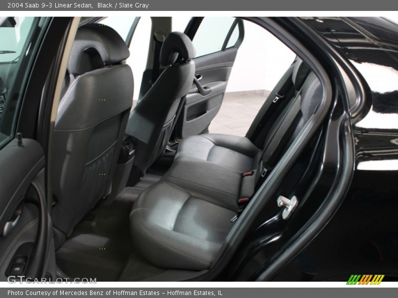 Black / Slate Gray 2004 Saab 9-3 Linear Sedan