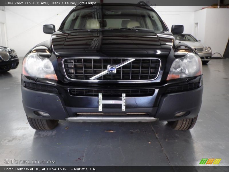 Black / Taupe/Light Taupe 2004 Volvo XC90 T6 AWD