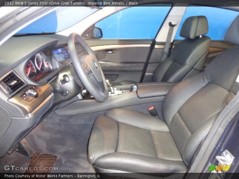  2012 5 Series 550i xDrive Gran Turismo Black Interior