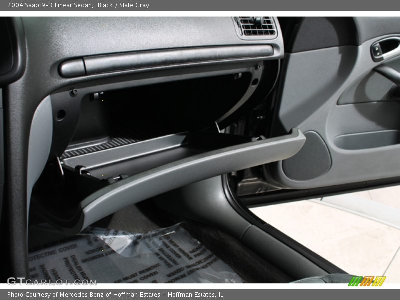 Black / Slate Gray 2004 Saab 9-3 Linear Sedan