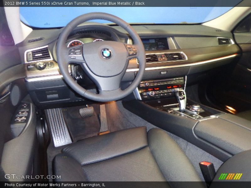 Dashboard of 2012 5 Series 550i xDrive Gran Turismo