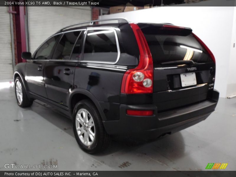 Black / Taupe/Light Taupe 2004 Volvo XC90 T6 AWD