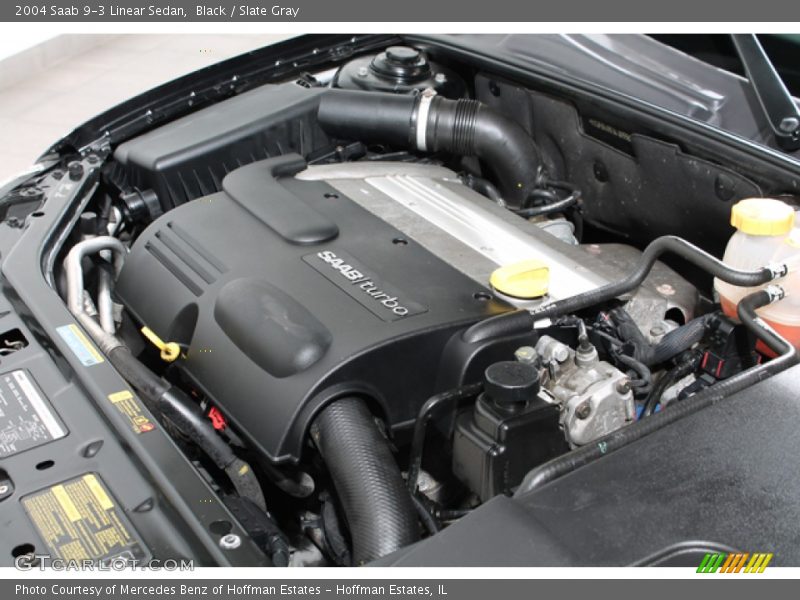 Black / Slate Gray 2004 Saab 9-3 Linear Sedan