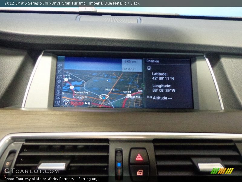 Navigation of 2012 5 Series 550i xDrive Gran Turismo