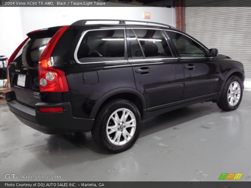 Black / Taupe/Light Taupe 2004 Volvo XC90 T6 AWD