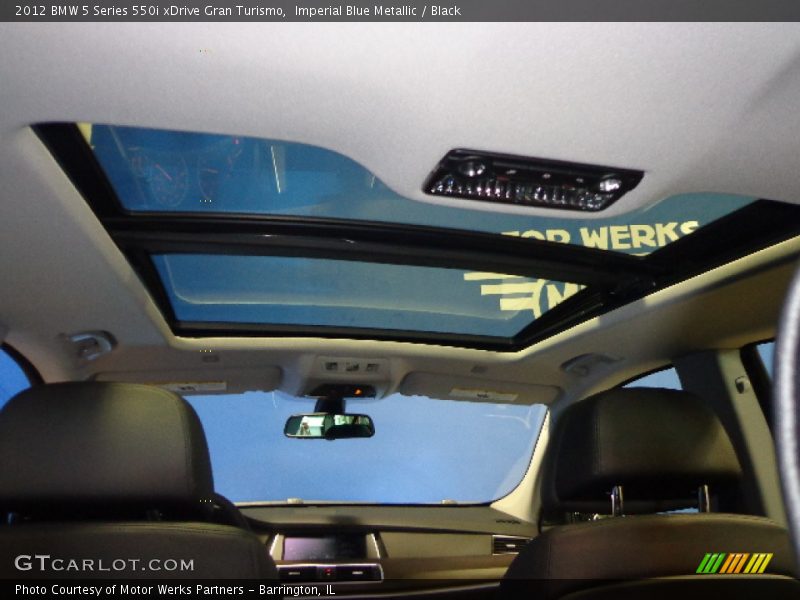 Imperial Blue Metallic / Black 2012 BMW 5 Series 550i xDrive Gran Turismo