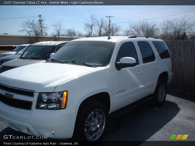 Summit White / Light Cashmere/Ebony 2007 Chevrolet Tahoe LT 4x4