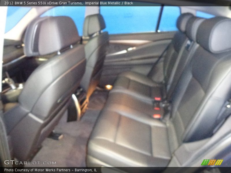 Imperial Blue Metallic / Black 2012 BMW 5 Series 550i xDrive Gran Turismo