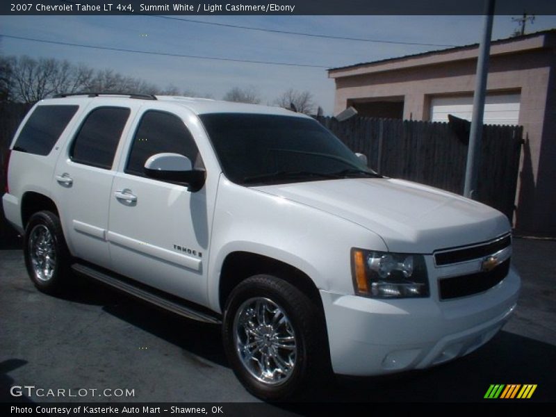 Summit White / Light Cashmere/Ebony 2007 Chevrolet Tahoe LT 4x4