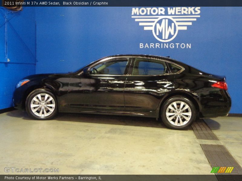 Black Obsidian / Graphite 2011 Infiniti M 37x AWD Sedan