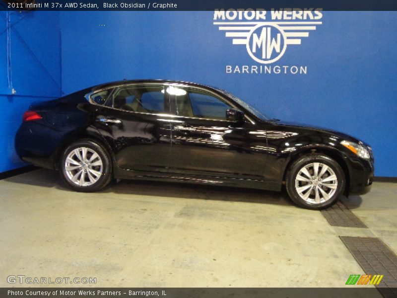 Black Obsidian / Graphite 2011 Infiniti M 37x AWD Sedan