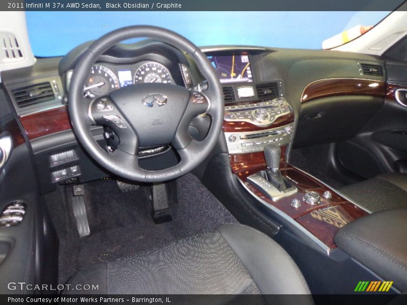 Black Obsidian / Graphite 2011 Infiniti M 37x AWD Sedan