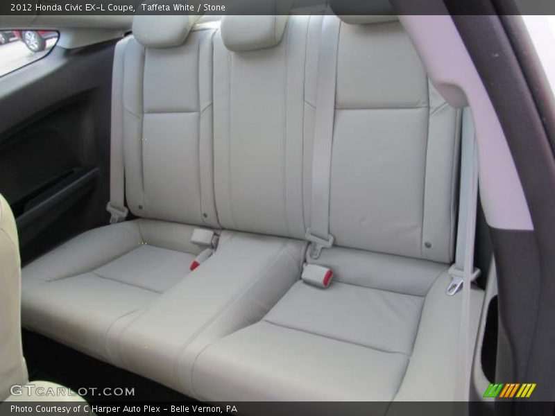 Rear Seat of 2012 Civic EX-L Coupe