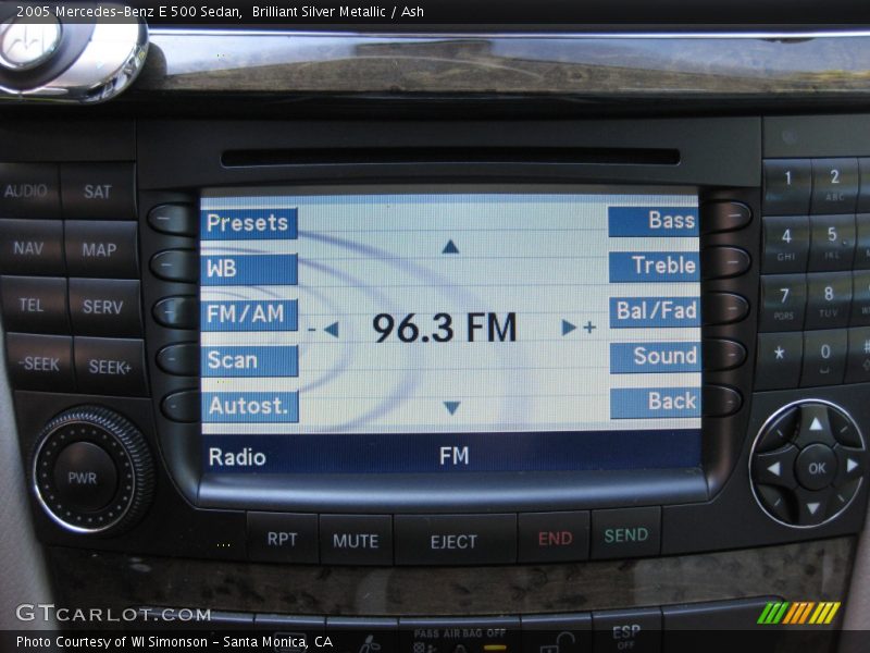 Brilliant Silver Metallic / Ash 2005 Mercedes-Benz E 500 Sedan